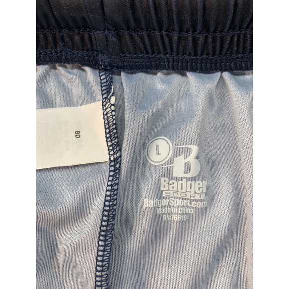 Badger Sport Men Ombre Gradient Athletic Shorts Blue White‎ Size L - Picture 7 of 9